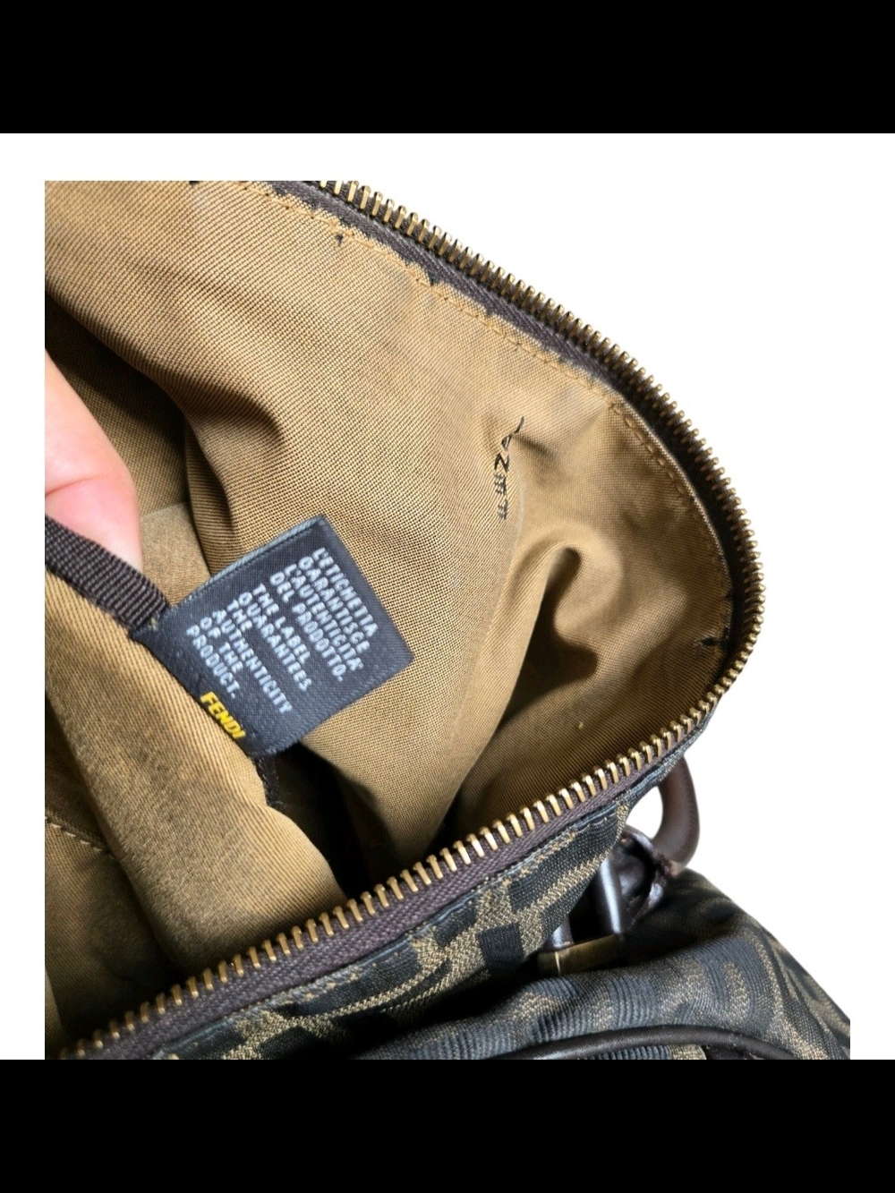 Fendi Zucca Canvas Satchel in Brown - Picture 14 of 16